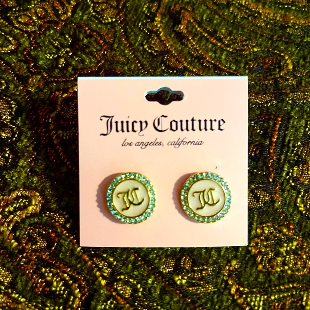 Juicy Couture Gold and Silver Stud Earrings